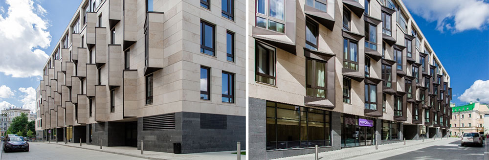 Отделка фасадов ЖК «Balchug Viewpoint»