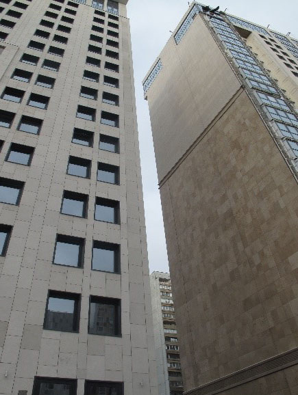 Применение светлого юрского мрамора в экстерьерах и интерьерах