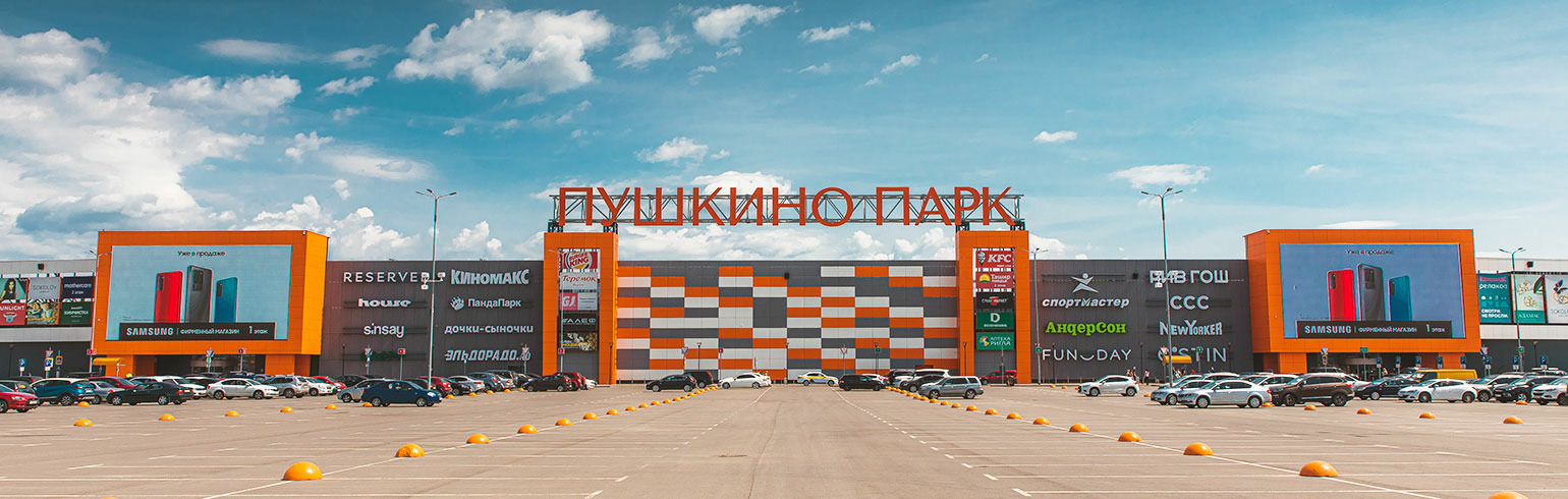 Отделка ТЦ юрским камнем в Пушкино