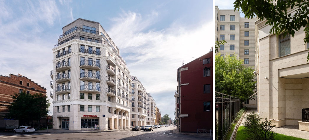 Отделка фасадов ЖК «Мироздание»