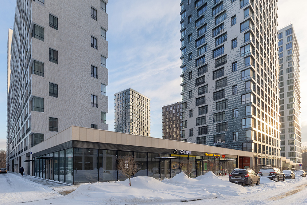 Отделка фасада в ЖК «LIFE-Кутузовский»